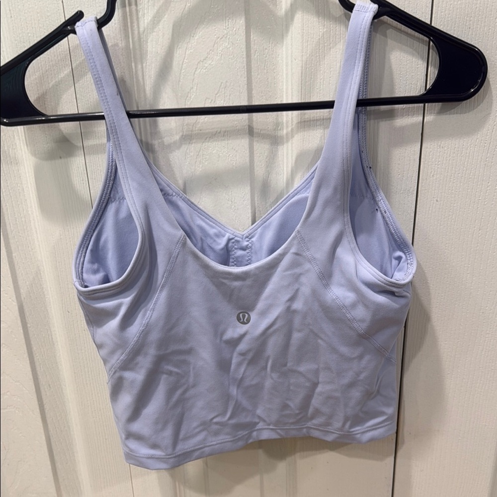 Lululemon Light blue cropped tank